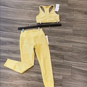 Alo Legging and Bra Set